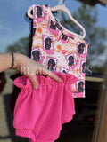 One Shoulder Tank + Bloomers