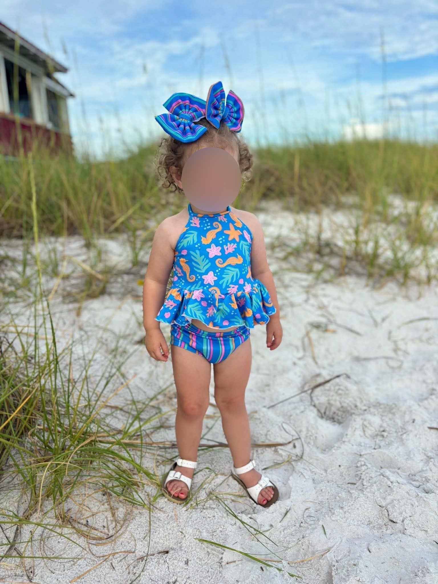 Ruffle Halter + Bummies