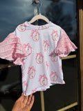 Flutter Sleeve Top